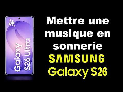 ajouter musique sonnerie samsung