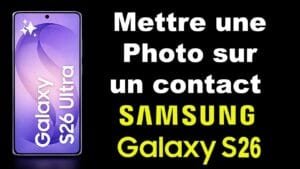 ajouter photo contact samsung