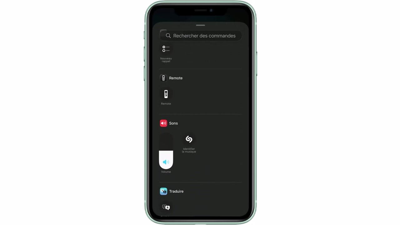 Étape 5 : Faites défiler jusqu’à la section des télécommandes. Faites défiler jusqu’à la section des télécommandes.