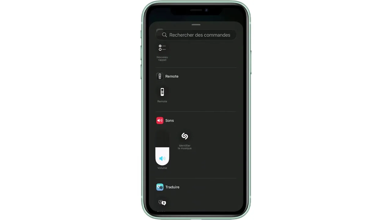 Faites défiler jusqu’à la section des télécommandes.