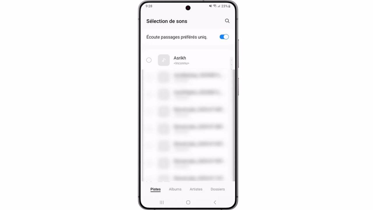 Étape 5 : Sélectionnez la musique que vous souhaitez utiliser. Sélectionnez la musique que vous souhaitez utiliser.