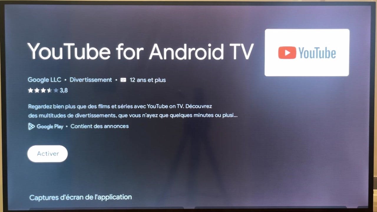 Installez ou activez l’application selon votre TV.