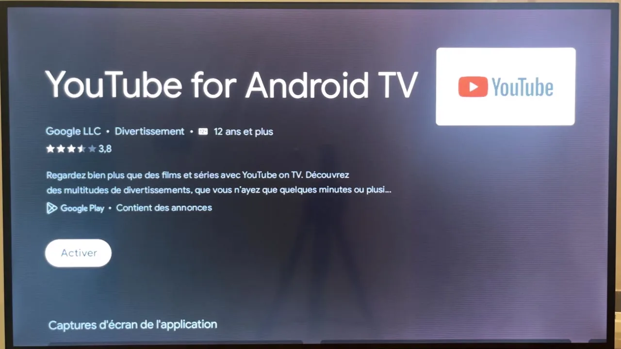 Installez ou activez l’application selon votre TV.