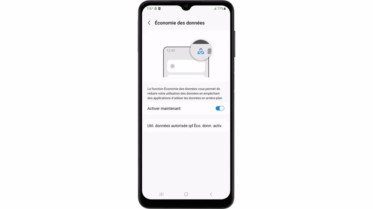Étape 5 : Activez l’option. Activez l’option.